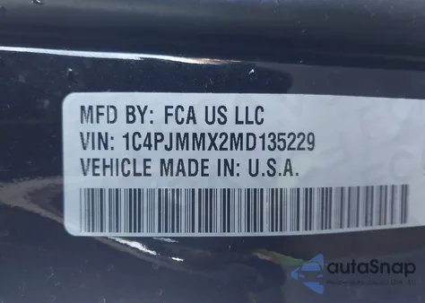 2021 Jeep Cherokee Latitude Lux 4X4 from USA, damaged, VIN 1C4PJMMX2MD135229